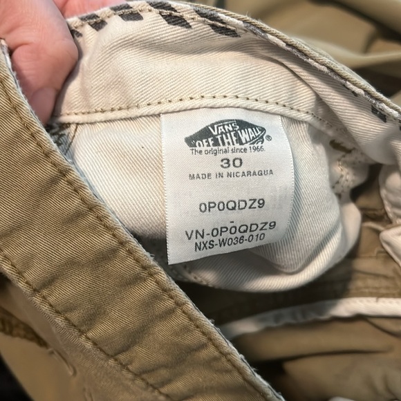 Men’s Vans off the Wall khaki pants size 30 - Picture 5 of 5